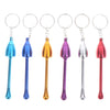 Key Chain Mushroom Pipe - 12 Pieces Per Card - Assorted Colore