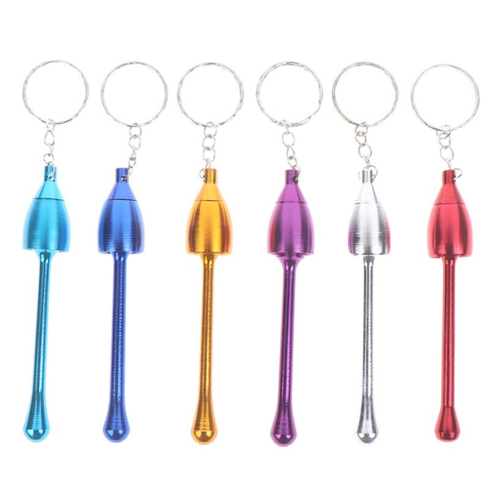 Key Chain Mushroom Pipe - 12 Pieces Per Card - Assorted Colore