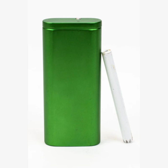 4 Inches - Metal Dugout With Poker and One Hitter - Assorted Colors - Price Per Piece