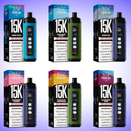 AL FAKHER CROWN BAR 15000 Puffs 5 Per Pack TxC