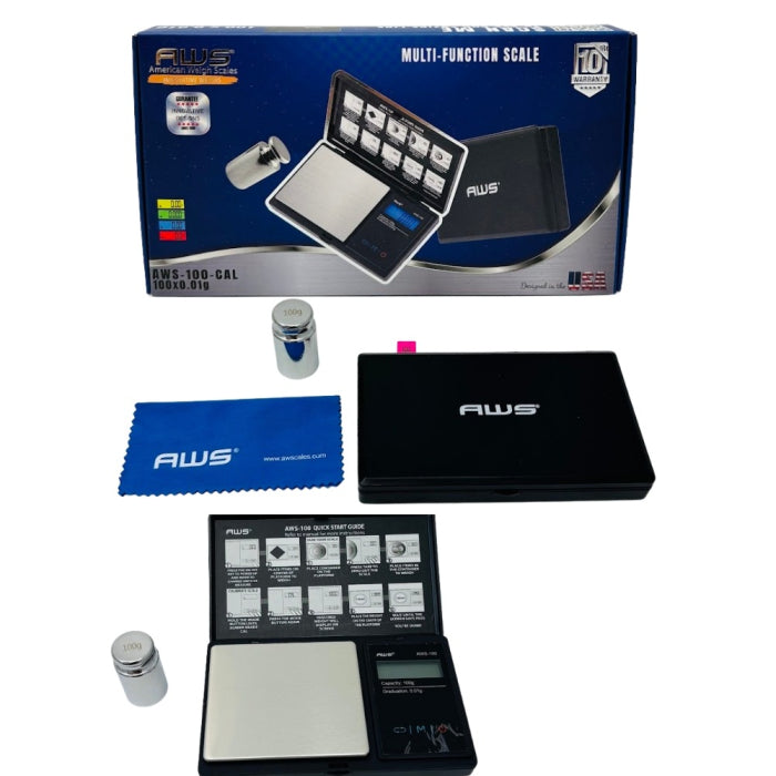 AWS-100-CAL SCALE 100G X 0.01G W/100G