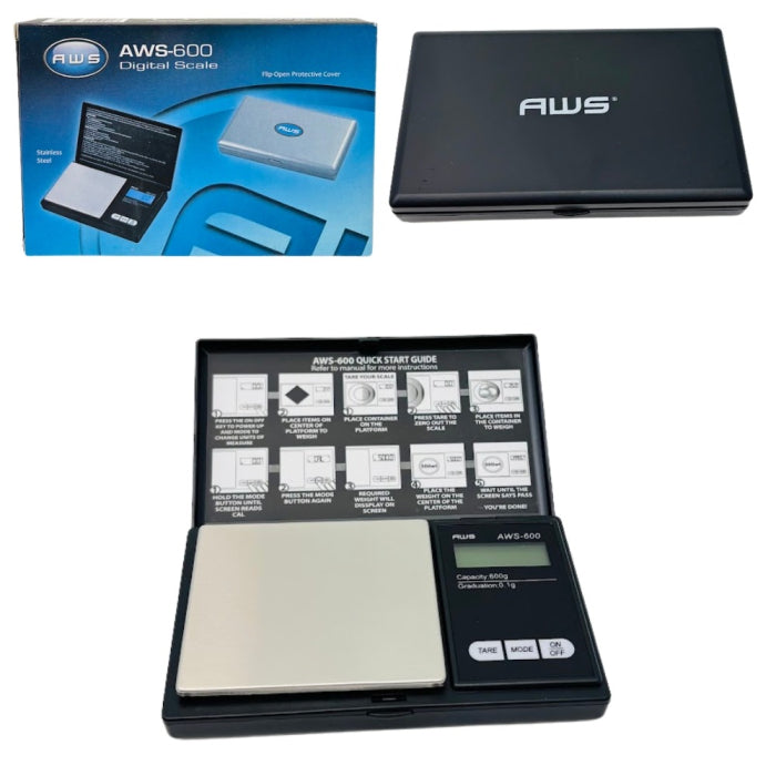 AWS 600 DIGITAL SCALE 600 X 0.1g