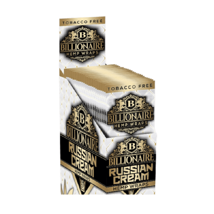 Billionaire Hemp Wraps Display Of 25 Per Pack