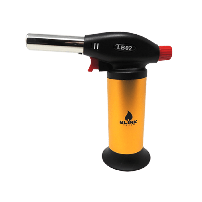 Blink Lb02 Lb-02 Adjustable Refillable Blue Flame Butane Lighter Torch