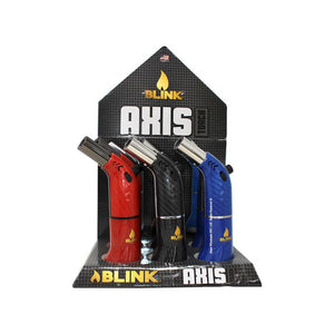 Blink - Axis Torch Lighter - Assorted Colors - 6 Count Per Display