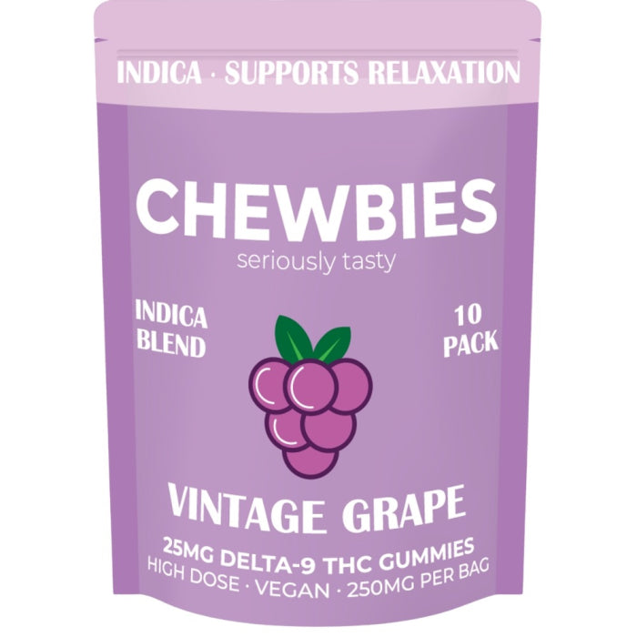 CHEWBIES D9 250mg Gummies 10/Pk
