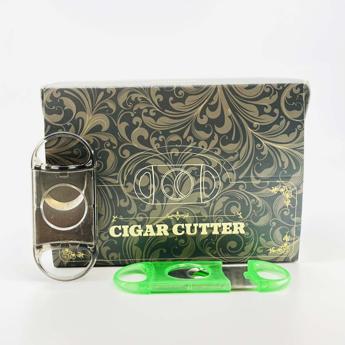 Cigar Cutter Double Bladed - 12 Count Per Display - Assorted Colors