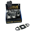 Cigar Cutter Double Bladed - Black - A - 12 Count Per Display