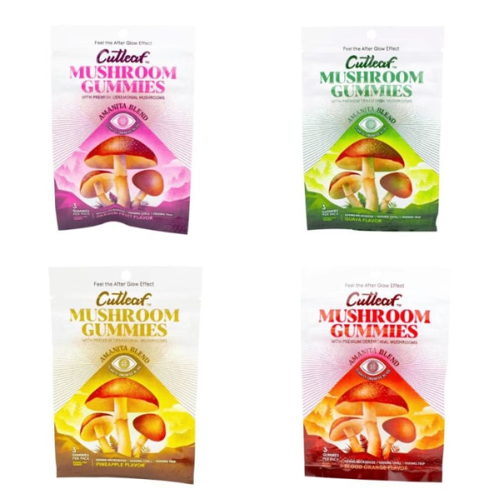 Cutleaf - Amanita Mushroom Blend Gummies - 1500mg - 3 Per Pack