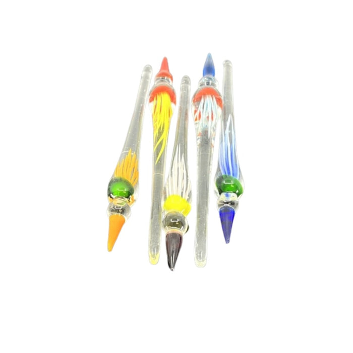 Dabber Glass Mushroom - 5 Counts Per Pack - Assorted Colors