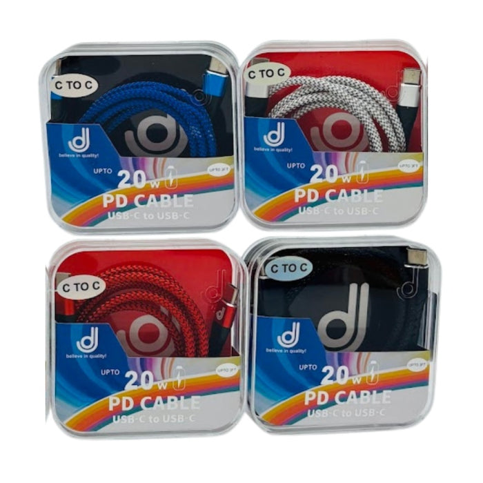 DJ 20W PD CABLE USB-C to USB-C