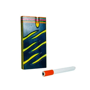 Dugout Fancy Wooden With One Hitter Large - 4 Inches