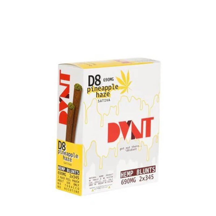 Dvnt - Delta 8 - Hemp Blunts - 690mg - 10 Packs Per Box