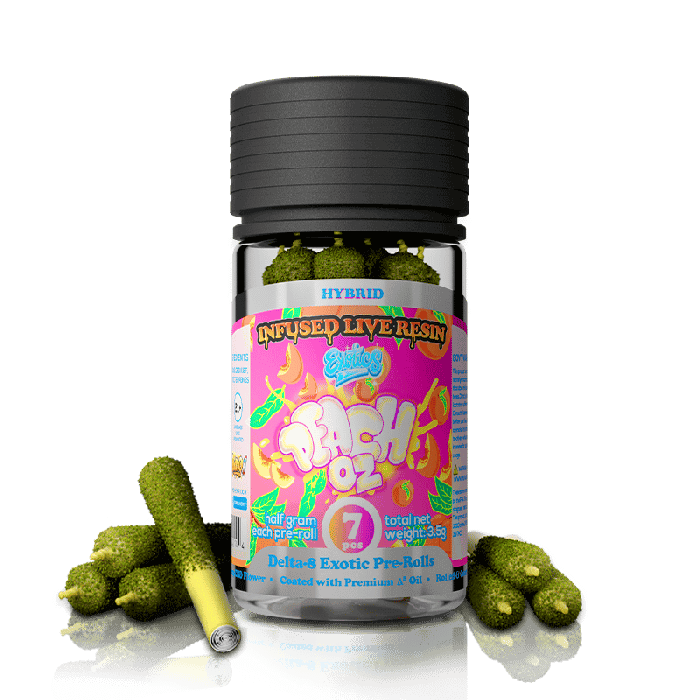 Dimo Exotics - Delta 8 Prerolls - 7 Pieces Per Jar