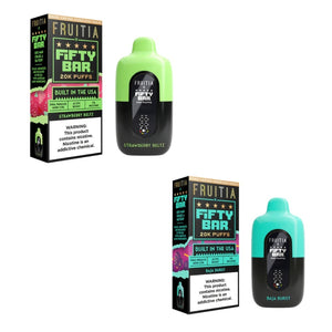 FIFTY BAR X FRUITIA 20000 Puffs DISPOSABLE 5/Pk
