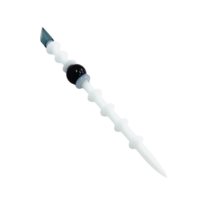 Glass Dabber Tool With Terp Spoon - 8 Inches - Assorted Colors