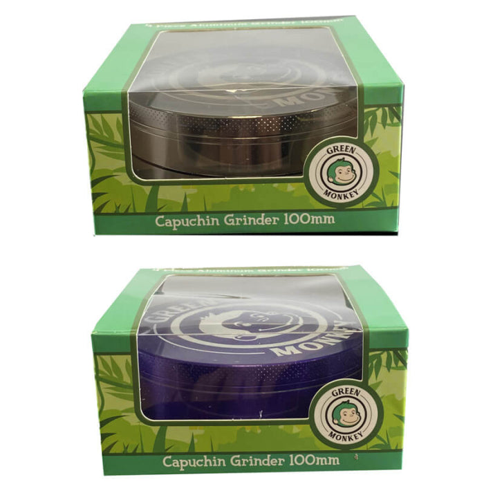 Grinder - Green Monkey - 100mm - 4 Parts