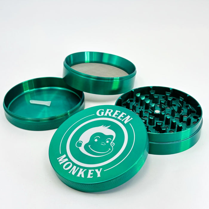 Grinder - Green Monkey - 100mm - 4 Parts