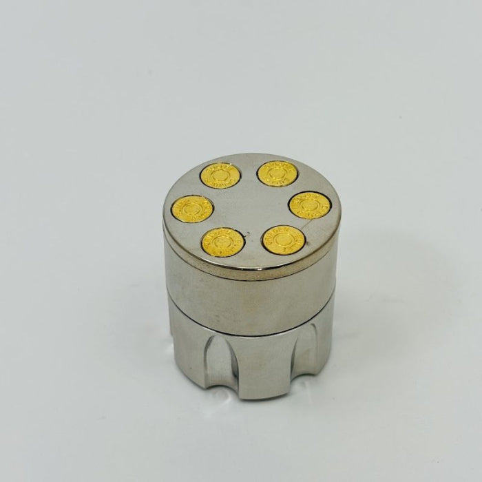 Grinder Bullet Small - 3 Parts - 40mm - Silver