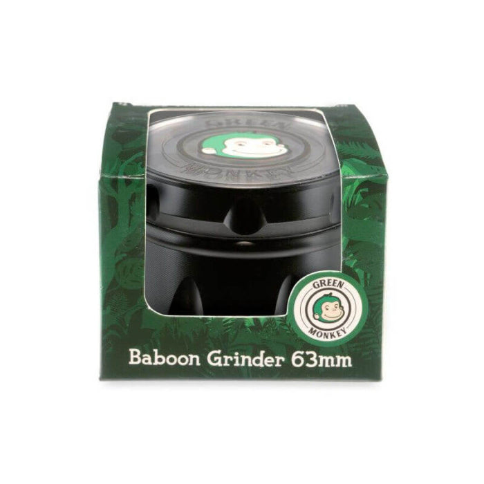 Grinder Green Monkey Baboon Crown - 63mm - 4 Parts