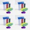 Plastic Grinder - 2 Parts - 3 Inches - 10 Pieces Per Pack - Assorted