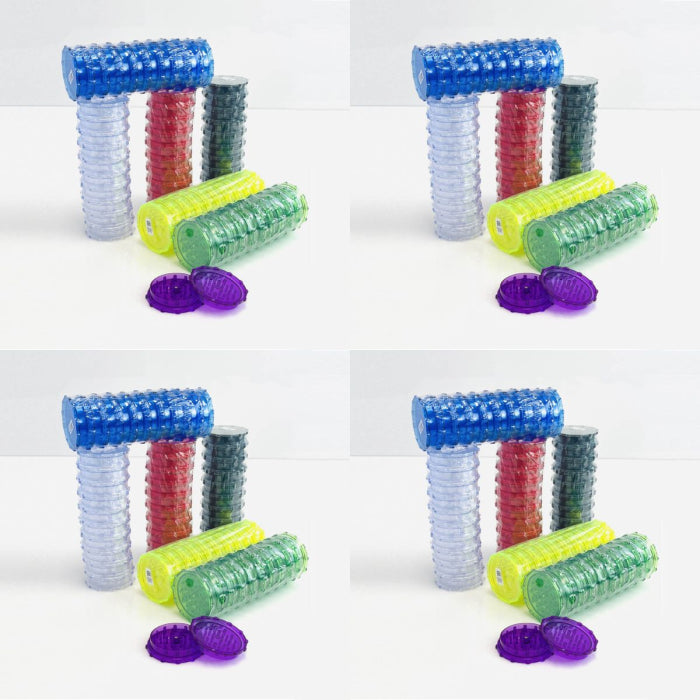 Plastic Grinder - 2 Parts - 3 Inches - 10 Pieces Per Pack - Assorted