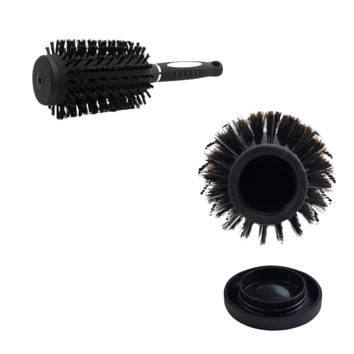 Hair Brush With Safe Stash Can