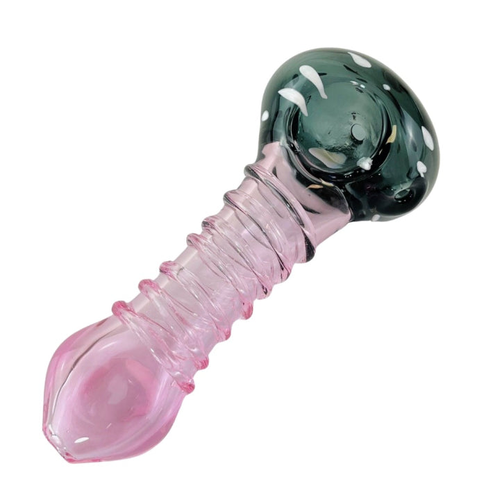 Handpipe 4" Inch - Pink And Black