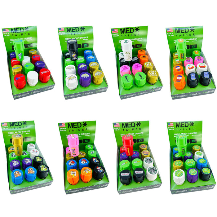 Medtainer's Collection - 20 Dram - 12 Pieces Per Display