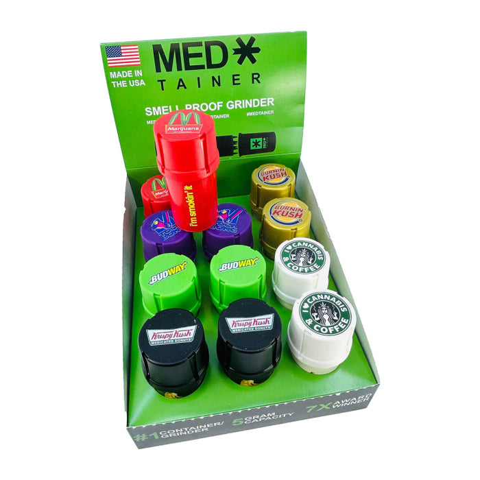 Medtainer's Collection - 20 Dram - 12 Pieces Per Display