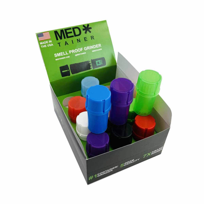 Medtainer Trainer Assorted Color - 12 Per Display - 20 Dram