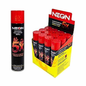 Neon Butane 5x - 12 Per Box (No Free Shipping)