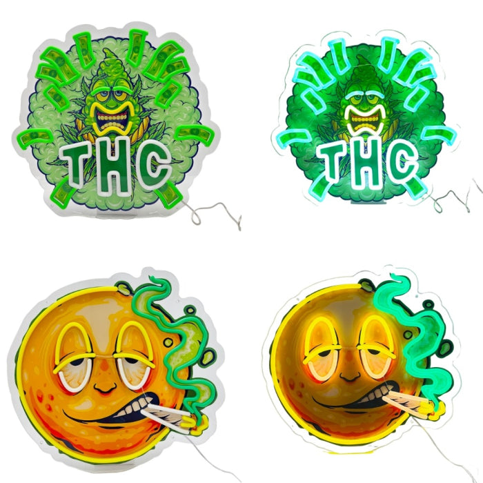 NEON SMOKE SIGN LIGHT SMLED