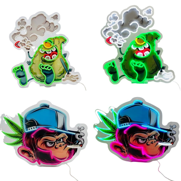 NEON SMOKE SIGN LIGHT LGLED