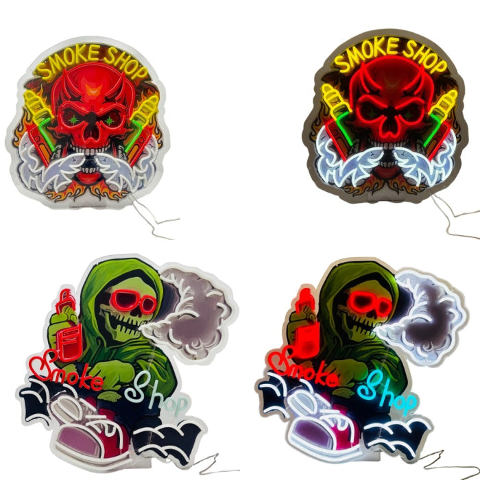NEON SMOKE SIGN LIGHT LGLED