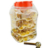 Oil Burner 4 Inches - Heavy - Amber Color - Price Per Piece