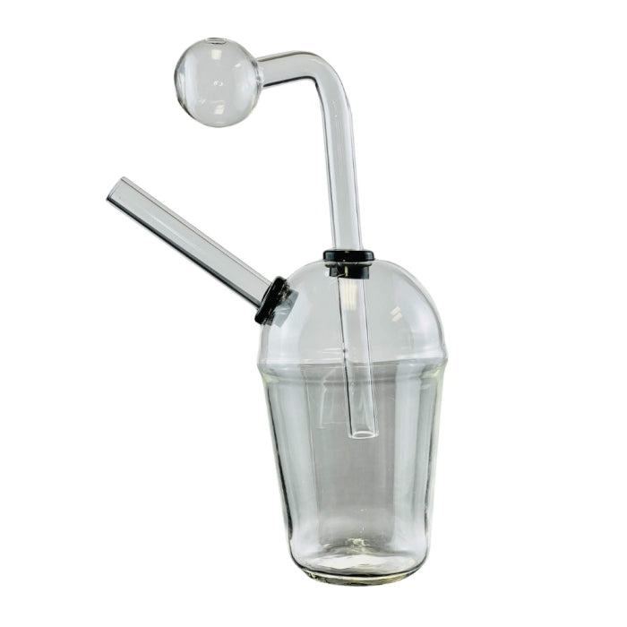 Oil Burner 5" Inch - Clear Glass - Assorted Design - Price Per Piece