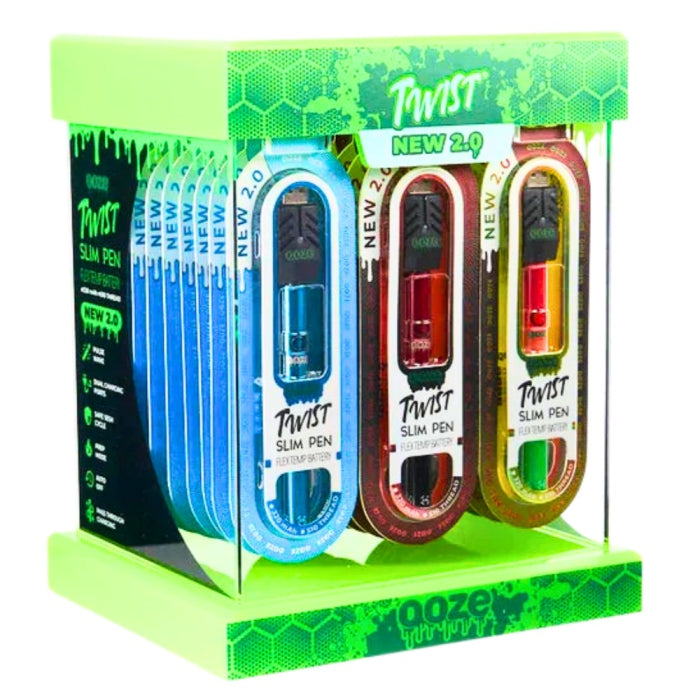 OOZE SMART BATTERY ASSORTED COLORS 48/DISPLAY