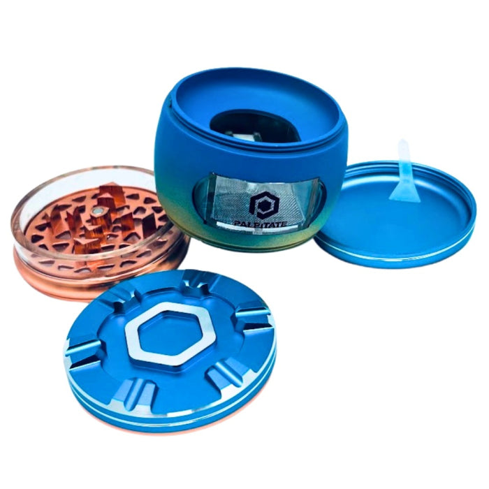 PALPITATE GRINDER HEXATAGON LID ROUND MG-121