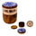 Premium Wood Grinder With Tie Dye on Top - 63mm - 4 Parts - SD-123B
