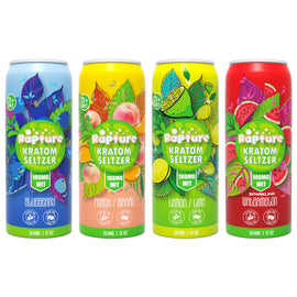 Rapture Kratom Seltzer 100mg Mit - 12oz