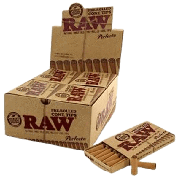 Raw Prerolled Perfecto Conical - 20 Per Box
