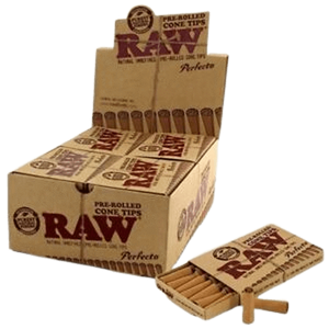 Raw Prerolled Perfecto Conical - 20 Per Box