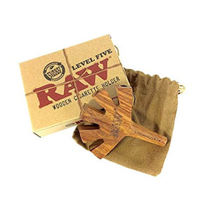 Raw Five On It Cig Holder Wooden