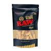 RAW BLACK EXTRA WIDE PRE-ROLLED TIPS 50ct/BAG