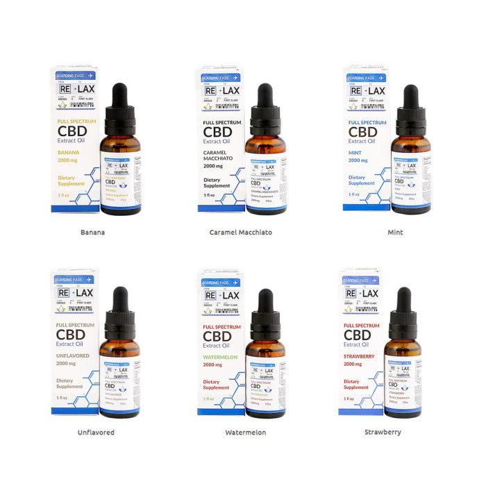 Re-Lax Full Spectrum CBD Oil Tincture