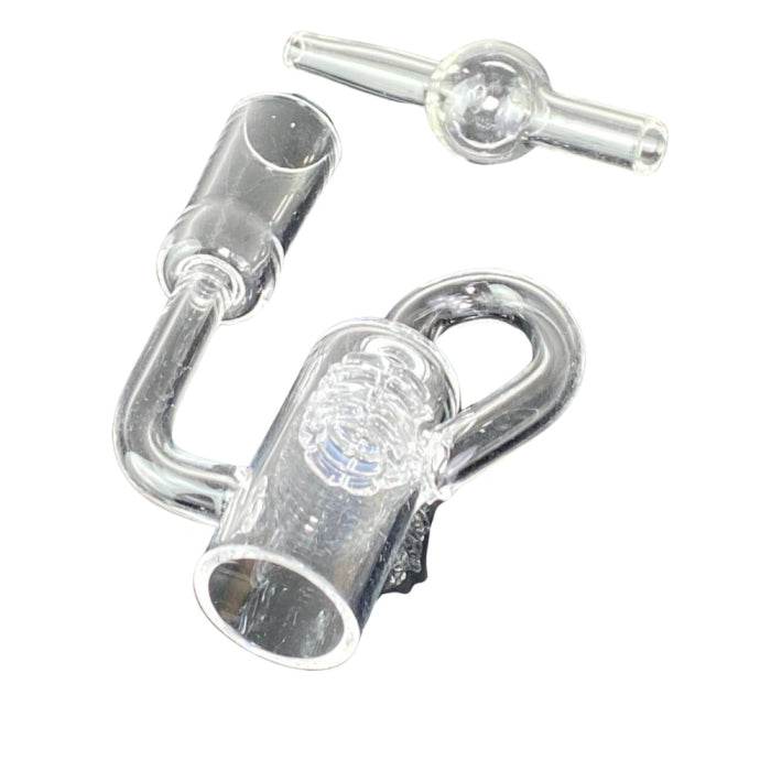 Recycler Banger - With Diamond Knot and Carb Cap