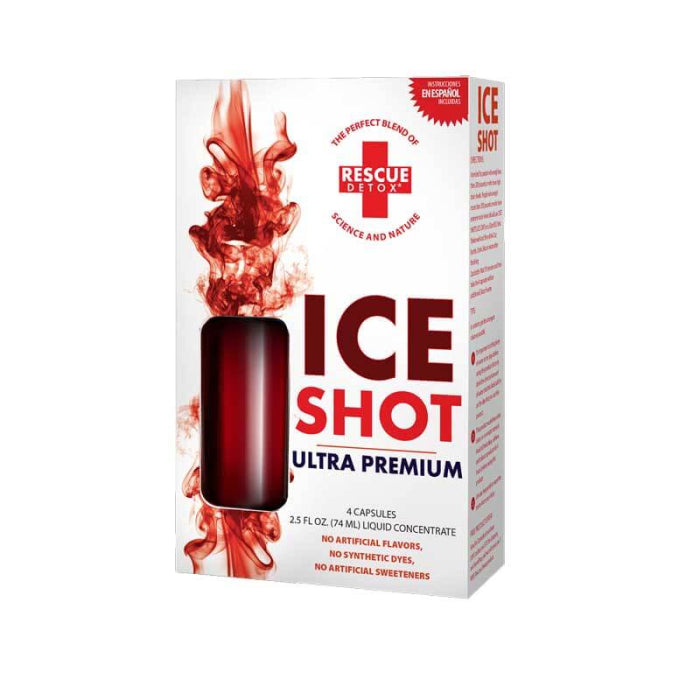 Ice Shot Ultra Premium 4-Capsules and 2oz Liquid Detox - A-8