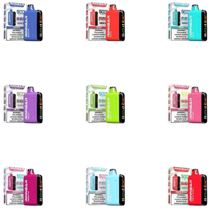 RINNBAR 50000 Puffs DISPOSABLE 5/Pk