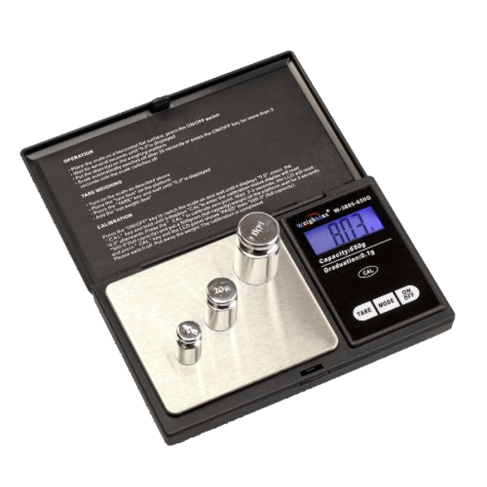Weighmax W-3805 - 650 X 0.1g - Pocket Scale - Black Color
